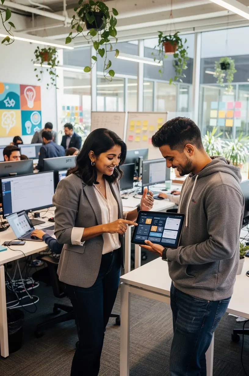 Person setting boundaries with technology and devices