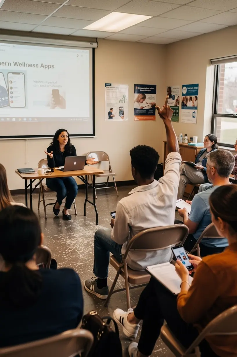 Modern office environment